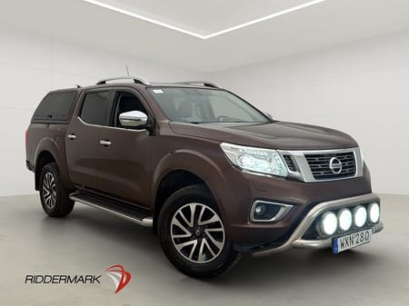 Nissan Navara Dubbelhytt Tekna 2.3dCi 4WD Dragkrok Skinn Diff 360° Kåpa