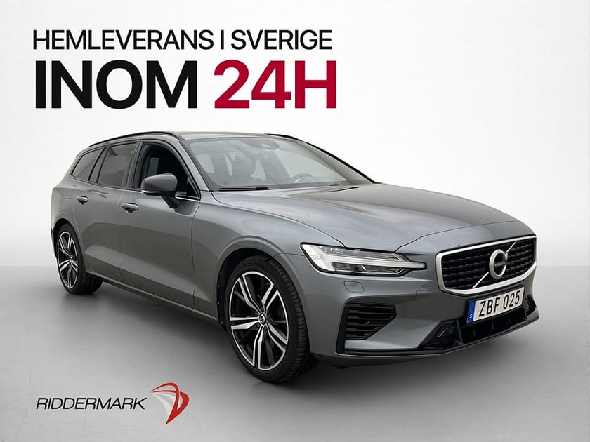 Bild 1 av Volvo V60 Recharge T6 AWD R-Design Drag Skinn Navi BLIS Värm