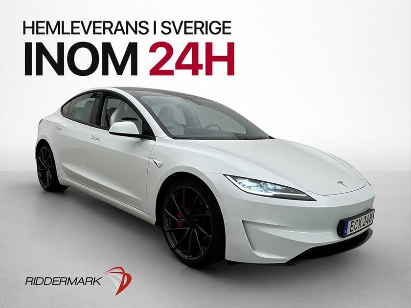 Bild 3 av Tesla Model 3 Performance 627hk Autopilot Pano Kamera