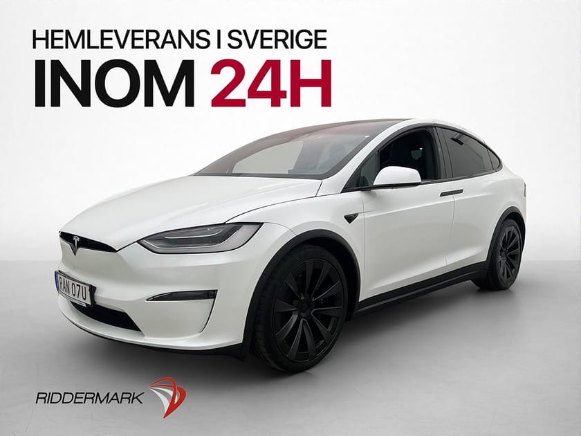 Bild 3 av Tesla Model X AWD 7-Sits Autopilot Luftfjä Dragkrok MOMS