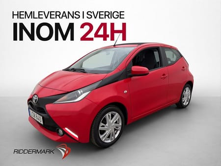 Toyota Aygo 1.0 VVT-i 69hk X-WAVE Canvastak Kamera Halvskinn