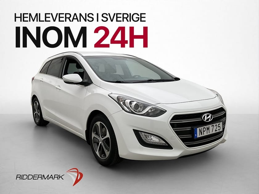 Bild 1 av Hyundai i30 Kombi 1.6 GDI Comfort M/K-Värmare Drag Sensorer
