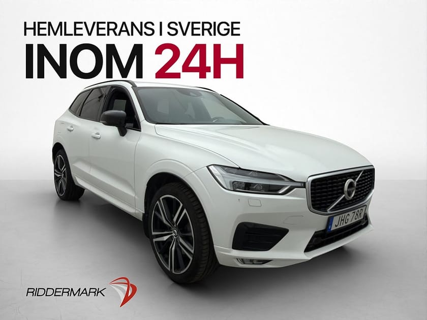 Bild 1 av Volvo XC60 B4 AWD R-Design Pano H/K HUD VOC Värm 360° Drag