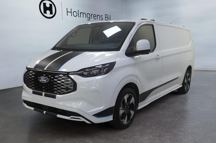 Bild 1 av Ford E-Transit Custom 340 AWD E-Custom Skåp Sport 340l Elmotor 160kw 218hk 1-Växlad El