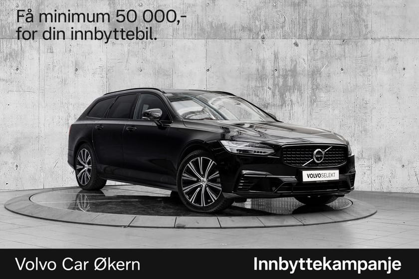 Bilde 1 av Volvo V90 T6 AWD Plug In Hybrid Ultra Dark 350Hk. Topputstyrt!