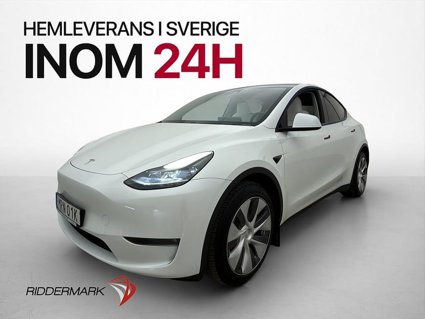 Bild 1 av Tesla Model Y Long Range AWD Ljus Interiör Drag Pano Kamera