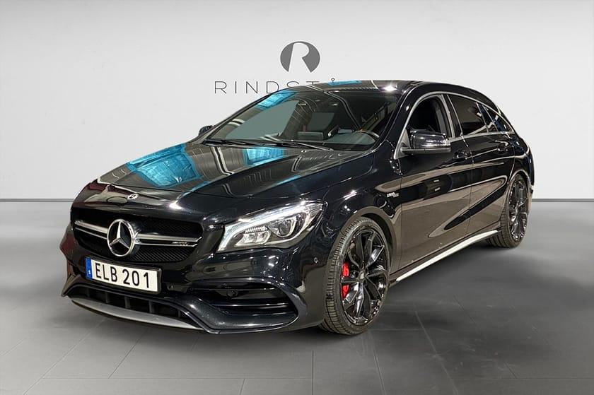 Bild 1 av Mercedes-Benz AMG CLA 45 4MATIC Shooting Brake 381 HK AUT EXCLUSIVE SKALSTOL NAV H/K