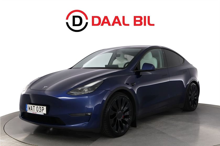 Bild 1 av Tesla Model Y Performance AWD 77 kWh 534HK DRAG P-VÄRM AUTOPILOT