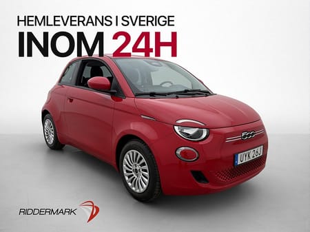 Fiat 500e 42 kWh Kamera Farthållare Bluetooth