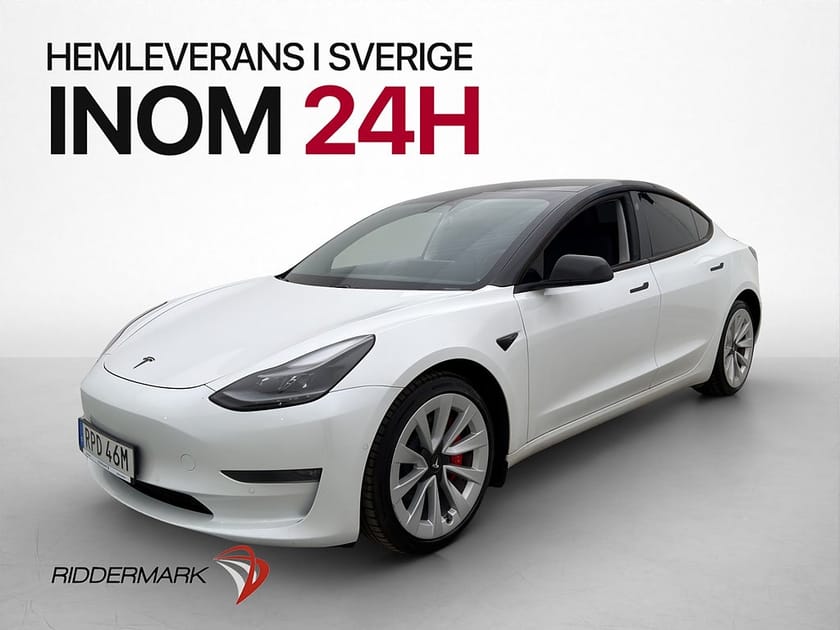 Bild 4 av Tesla Model 3 Performance AWD MOMS Autopilot Svensksåld