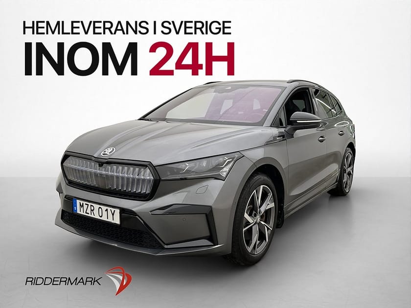Bild 4 av Škoda Enyaq iV 80x Skoda 265hk Sportline Värmare HUD Dragkrok 360°