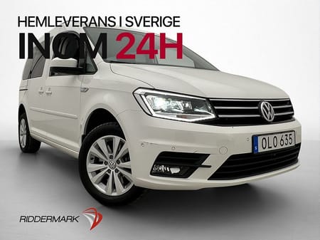 Volkswagen Caddy Combi Life Värm Drag CARPLAY 7-Sits Moms 3114Mil