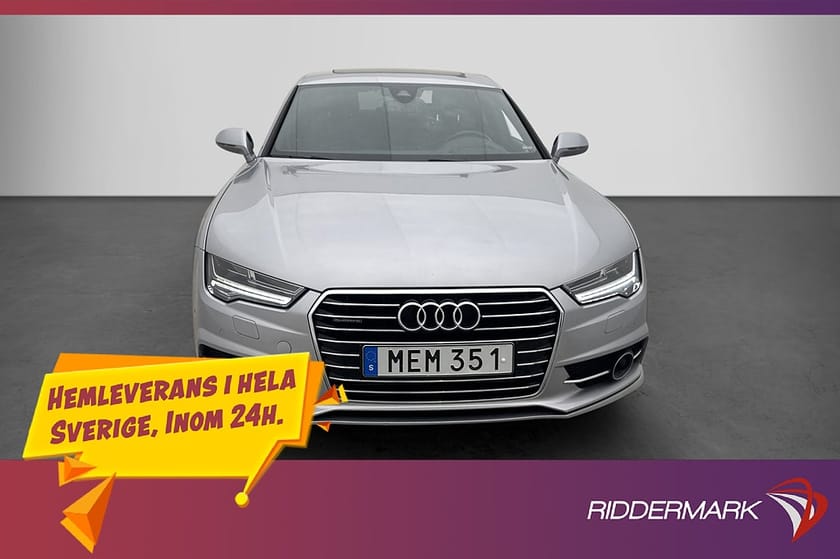 Bild 2 av Audi A7 Sportback V6 320hk S-Line Taklucka Luft HUD Värmare