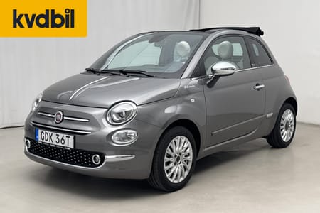 Fiat 500C Hybrid Cab (70hk) Dolcevita Lågmilad