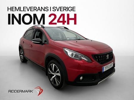 Peugeot 2008 1.2 110hk GT-Line Värmare Pano Halvskinn Drag