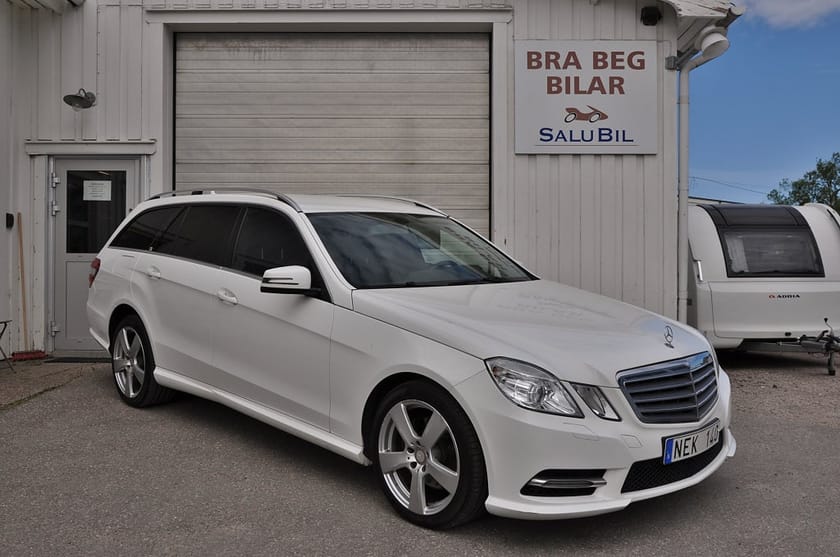 Bild 1 av Mercedes-Benz E 200 T CDI BE Aut Classic Drag Läder