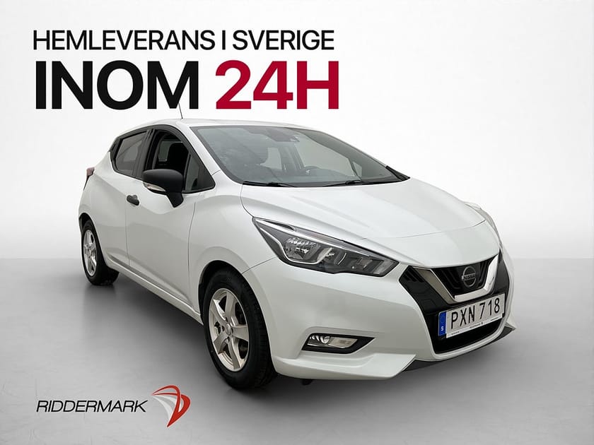 Bild 1 av Nissan Micra 1.0 71hk Bluetooth Farthållare 0.46l/mil