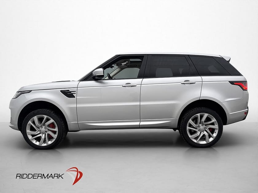 Bild 4 av Land Rover Range Rover Sport P400e Pano Luft Meridian Läder