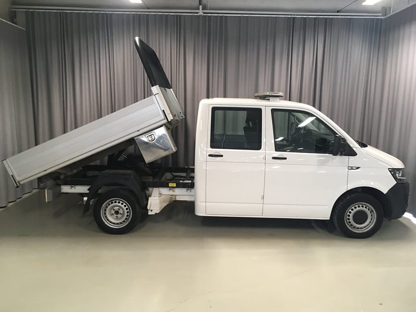 Bild 1 av Volkswagen Transporter Chassi Dubbelhytt tippflak 2.0TDI 140hk AUT