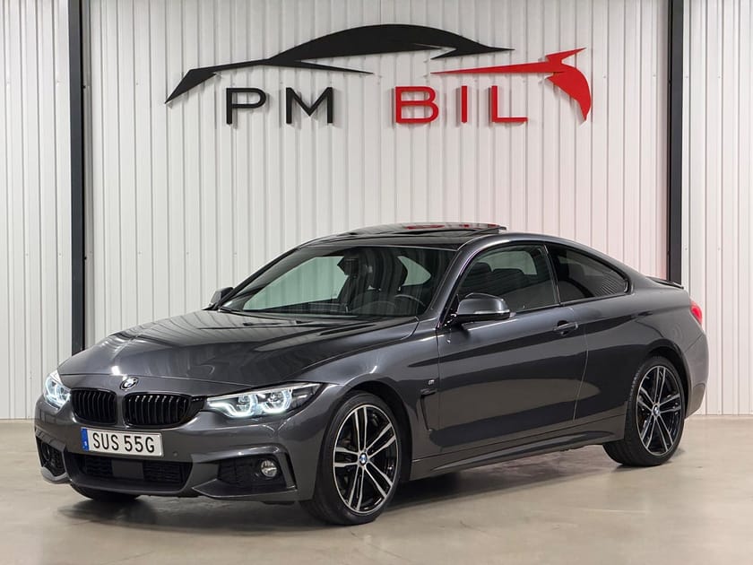Bild 1 av BMW 420d xDrive Coupé M-Sport Taklucka Cockpit H&K Adaptivfarth.