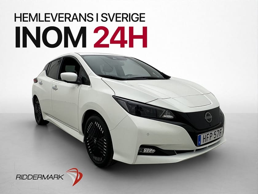 Bild 1 av Nissan Leaf 150hk N-Connecta 360° CarPlay Rattvärm MOMS