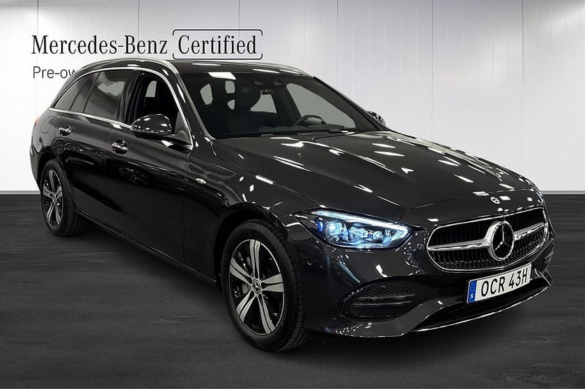 Bild 2 av Mercedes-Benz C 300 T e Drag Burmester Digital Light Minnesstolar 360