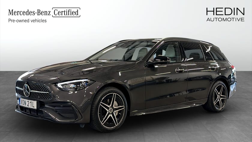 Bild 1 av Mercedes-Benz C 300 T e 300e AMG Line Premium Drag Pano Burmester