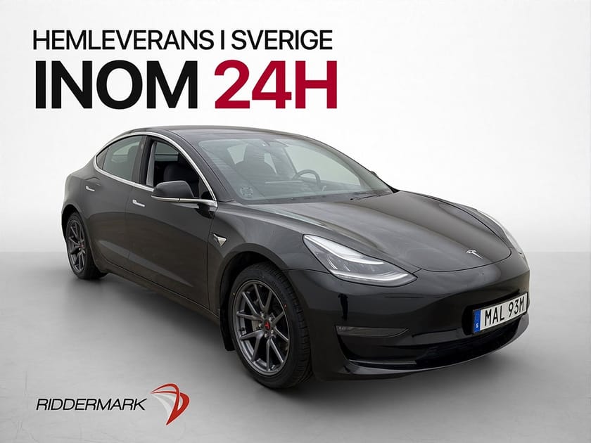 Bild 1 av Tesla Model 3 Standard Range Plus Dragkrok Svensksåld