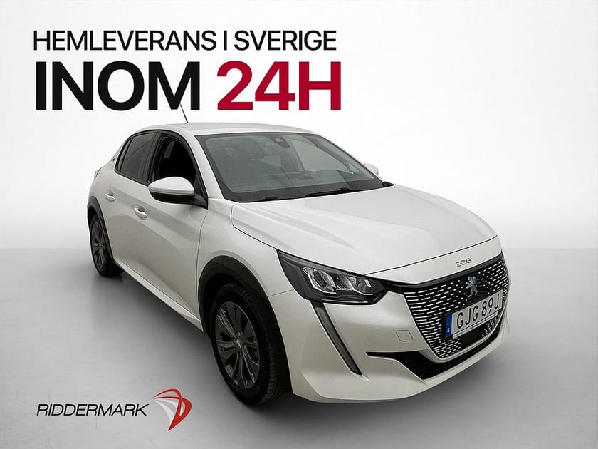 Bild 1 av Peugeot e-208 136hk 360° Navi Carplay Halvskinn