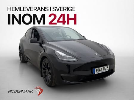 Tesla Model Y Performance AWD Svensksåld Panorama Dragkrok
