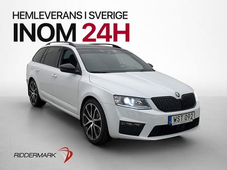 Škoda Octavia Kombi RS Skoda 2.0 TDI 184hk Värmare Drag Halvskinn