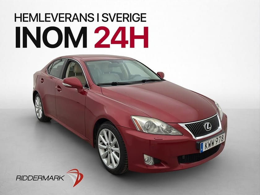 Bild 3 av Lexus IS 250 2.5 V6 208hk Executive Skinn Kamera Navi M-Värm