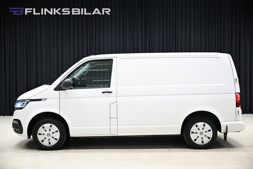 Bild 2 av Volkswagen Transporter DSG 150HK Inredd|Nedlackad|LED|Drag|Värmare|Moms|SeUtr!