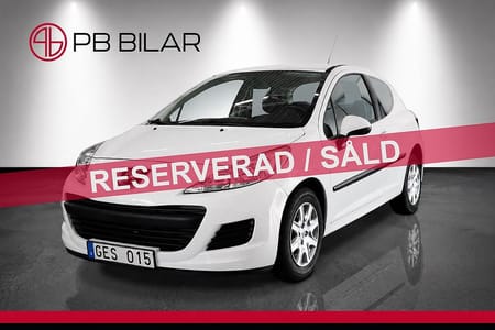 Peugeot 207 3-dörrar 1.4 Lågmilare