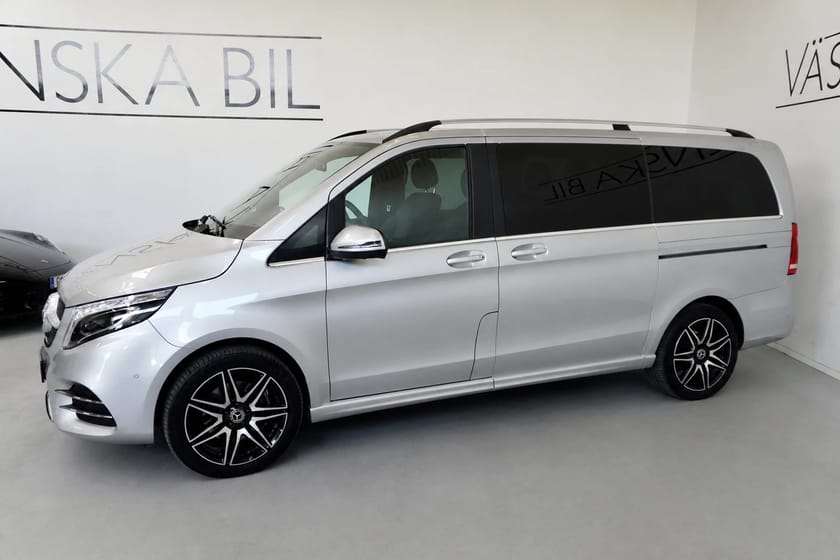 Bild 3 av Mercedes-Benz V 250d 4MATIC 3.2t 4M AMG 7-sits Drag/Värmare/360°