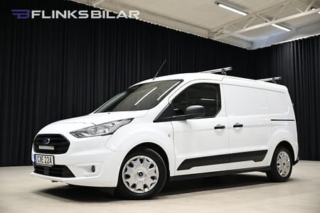 Ford Transit Connect 210 LWB 100HK L2|Inredning|Dubbeldörr|Dubbelgolv|SeUtr!