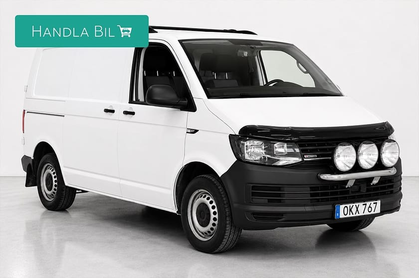 Bild 3 av Volkswagen Transporter T28 150hk MOMS DSG Dubbeldörr 4M D-Värm Drag