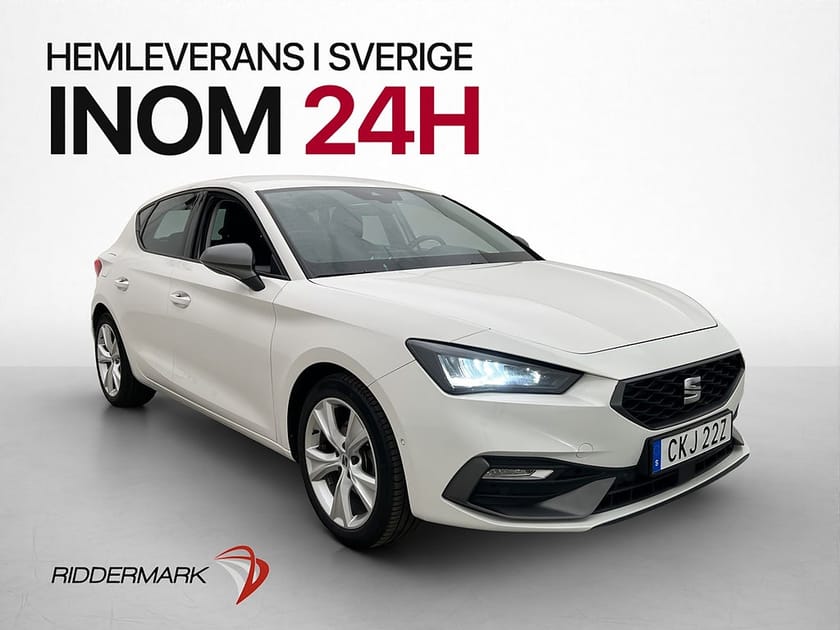 Bild 3 av SEAT Leon 1.5 eTSI 150hk FR Cockpit Kamera Navi Rattvärme