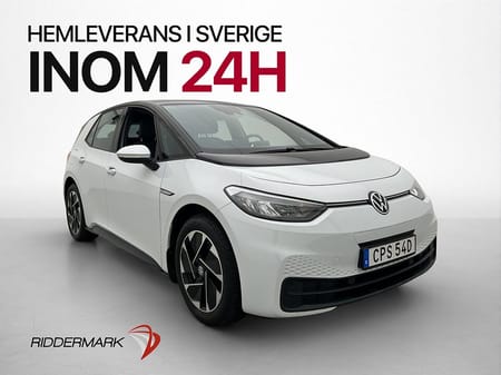 Volkswagen ID.3 Pro Performance 204hk Värmare Navi CarPlay