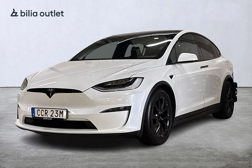 Bild 1 av Tesla Model X 670hk Panorama Drag Navi Backkamera