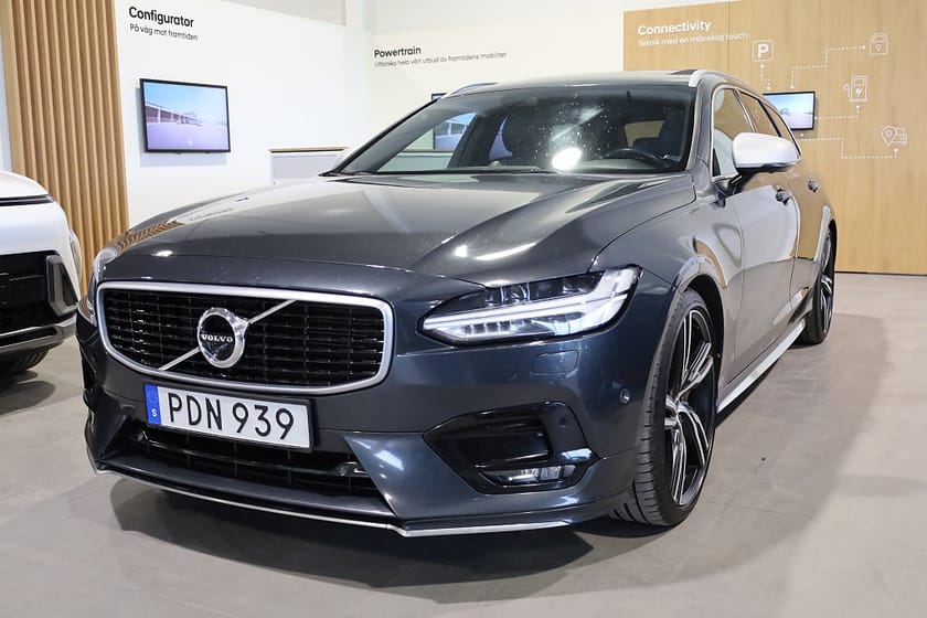 Bild 1 av Volvo V90 T5 254hk R-Design Aut B&W Panorama 360°Kamera Navi