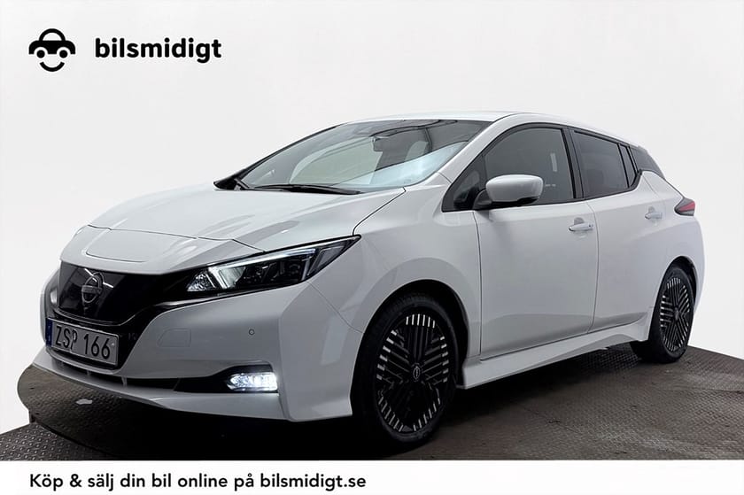 Bild 1 av Nissan Leaf 40 kWh N-Connecta Navi 360° Värmare Rattvärme 150hk