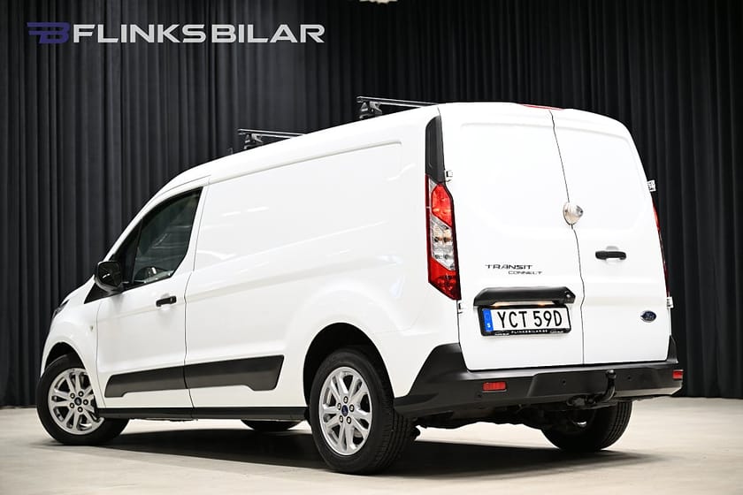 Bild 4 av Ford Transit Connect 230 LWB 100HK L2 Inredd|Drag|Värmare|Backkamera|Leasbar