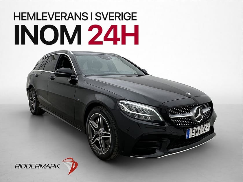 Bild 3 av Mercedes-Benz C 300 T de C300 AMG Line Burmester Kamera Navi Drag
