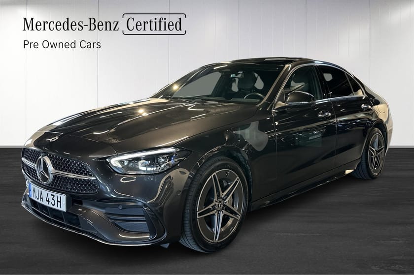 Bild 1 av Mercedes-Benz C 300 e AMG Panorama Drag Distronic Carplay Moms
