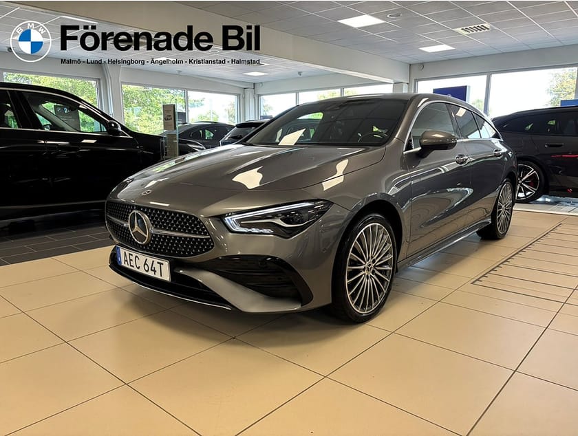 Bild 1 av Mercedes-Benz CLA 250 e Shooting Brake 250e AMG Line Aktiv parkeringsassistent Drag