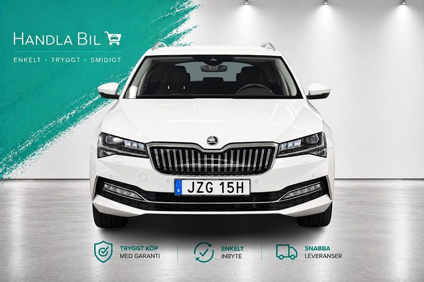 Bild 3 av Škoda Superb iV Kombi 1.4 Plug-in L&K Cockpit Canton P-värm Moms Drag