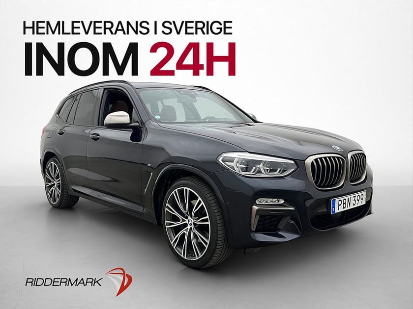Bild 1 av BMW X3 M40i 360hk Innovation Pano H/K HUD Gesture Drag