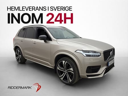Volvo XC90 7-seater Recharge T8 Ultimate Dark B&W Luftfjädring Drag