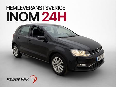 Volkswagen Polo 1.2 TSI 90hk 2-Brukare Sensorer Farthållare